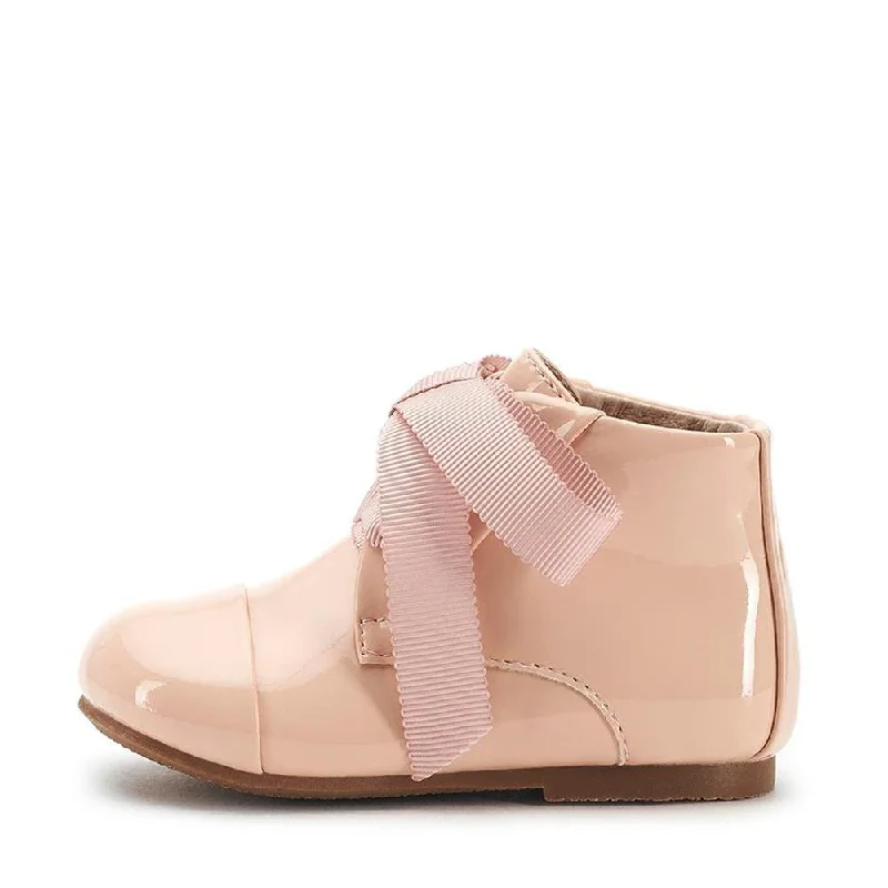 Boots with green soles-Jane PU Pink