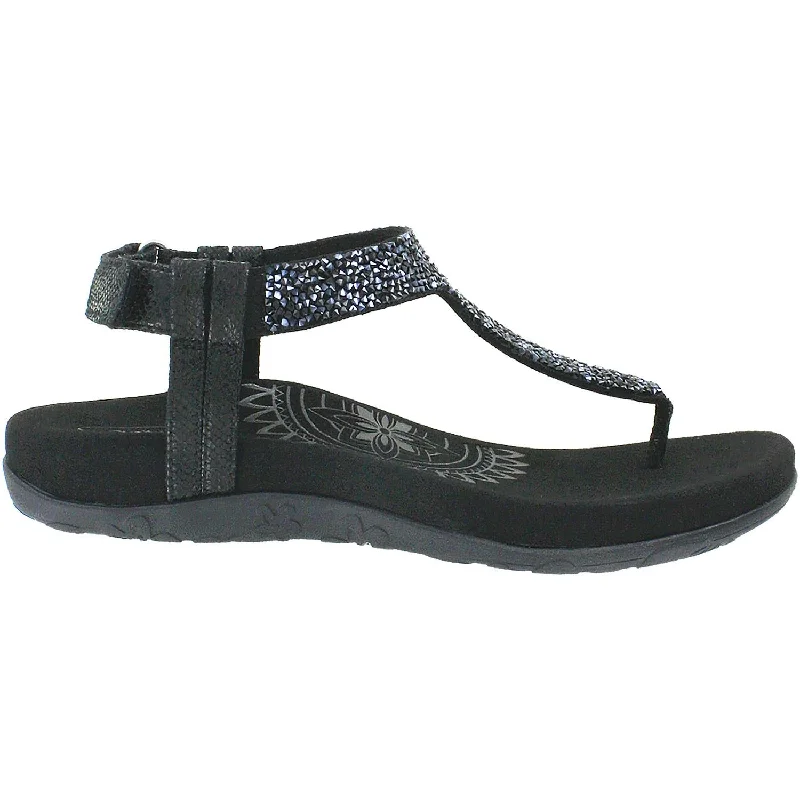 Women's Aetrex Jade Black Synthetic