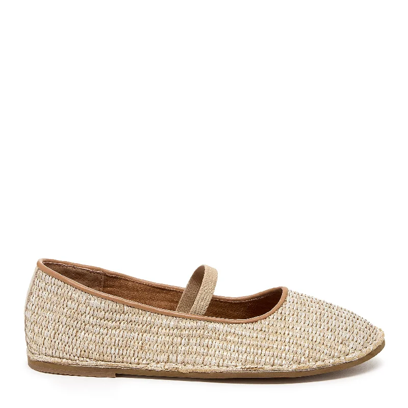 Flats for cheap stays-Harper Raffia Mary Jane Flats