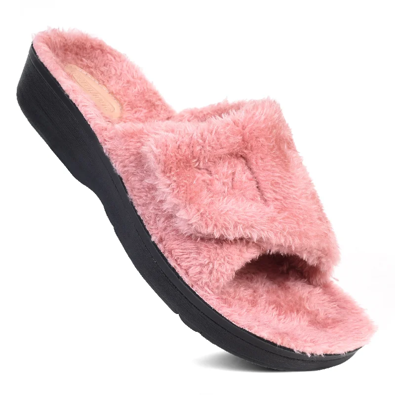 Slippers for driving-Aerothotic - Gemma Warm Women's Slipper