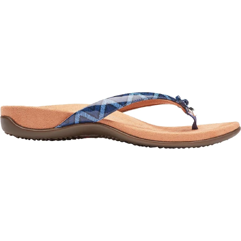 Women's Vionic Bella II Navy Chevron Synthetic