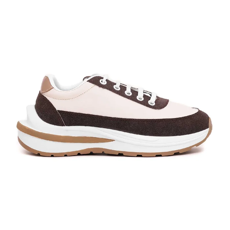 Athletic Shoes with Hard OutsolesBrown Running Jogger AT8090