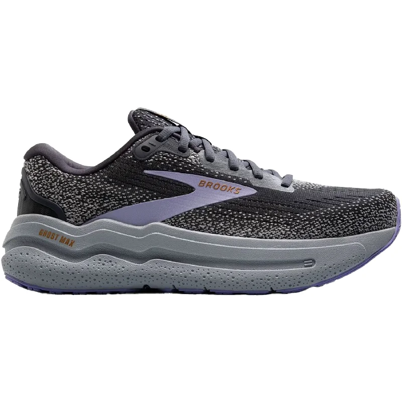 Athletic Shoes for Speed GainsWomen's Brooks Ghost Max 2 Ebony/Sweet Lavender/Alloy Mesh