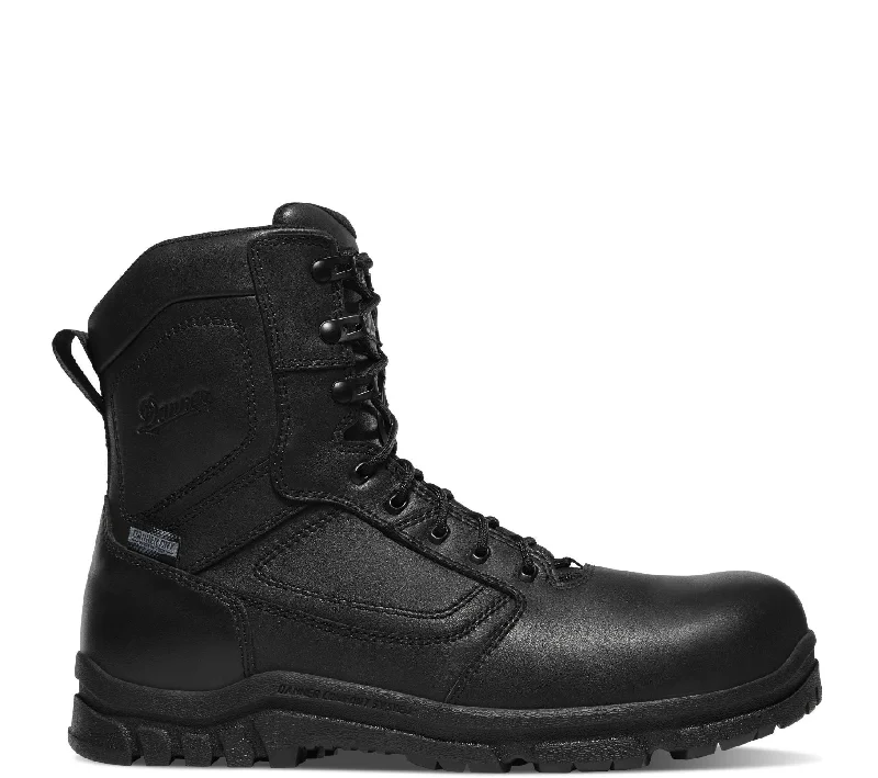 Boots with lively tread-Danner Men's Lookout EMS/CSA Waterproof Comp Toe Side-Zip Work Boot