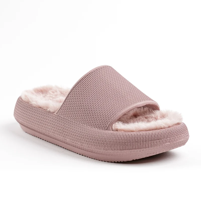 Slippers for smart fit-Cloud Slides Slippers | Blush