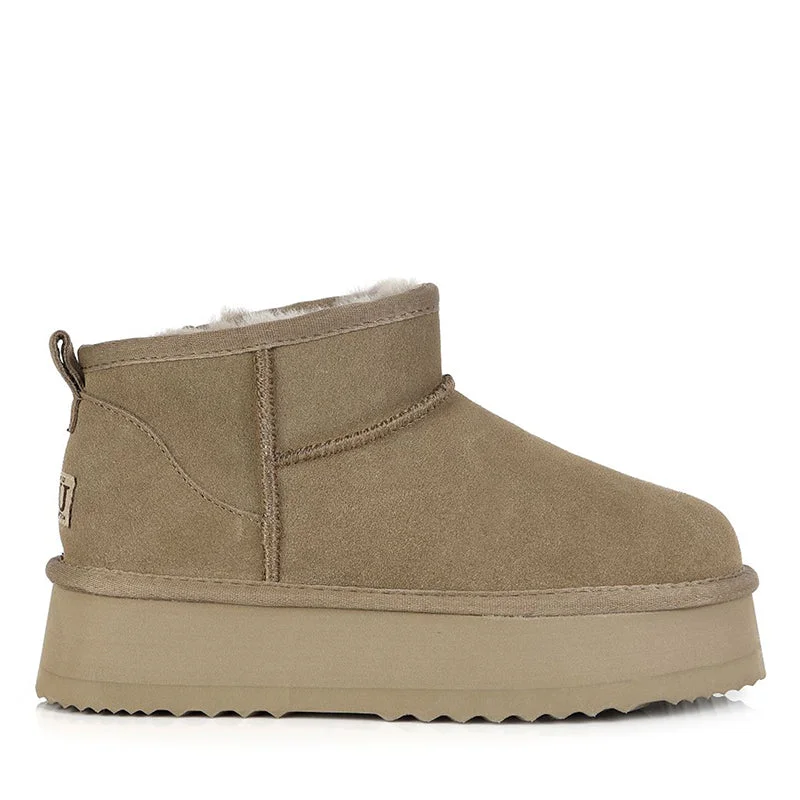 Boots with green tech-UGG Mini Slant Platform Boots