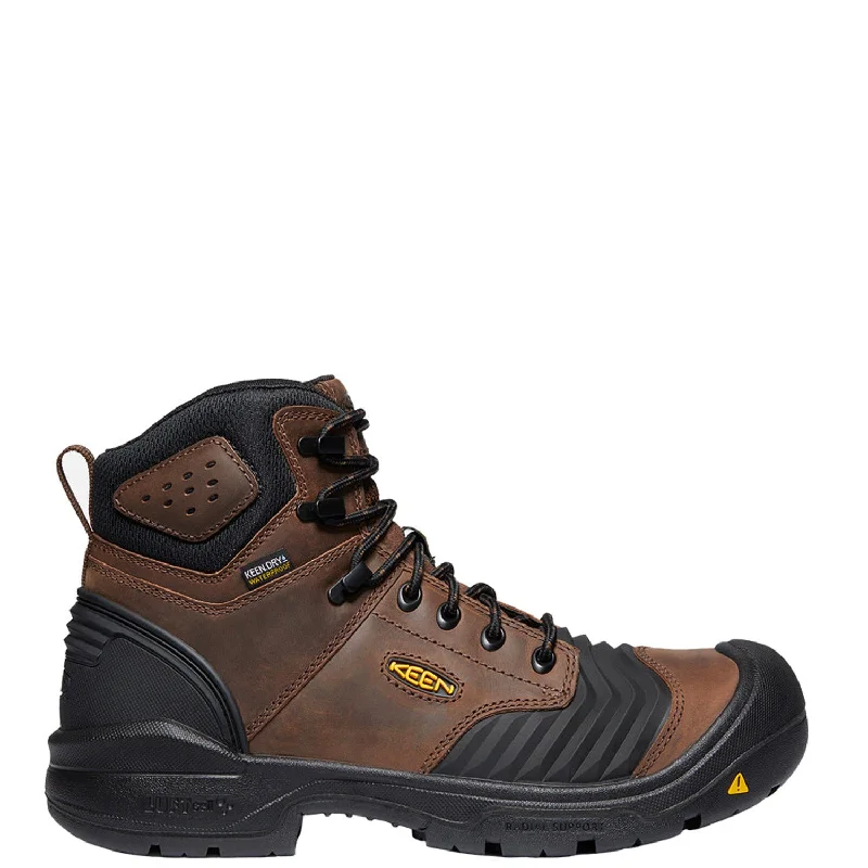 Boots for minimalist wear-KEEN Utility Men's Portland 6" Waterproof Carbon Fiber Toe Work Boot