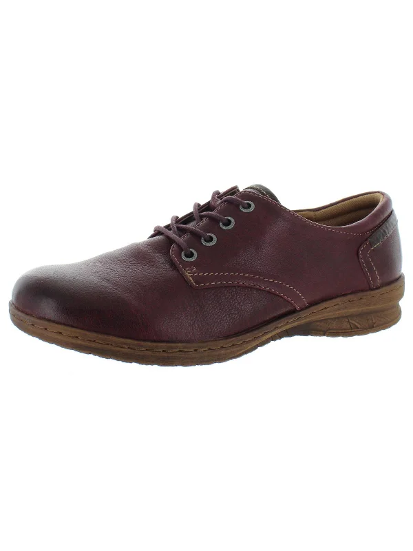 Fielding Womens Leather Lace Up Oxfords