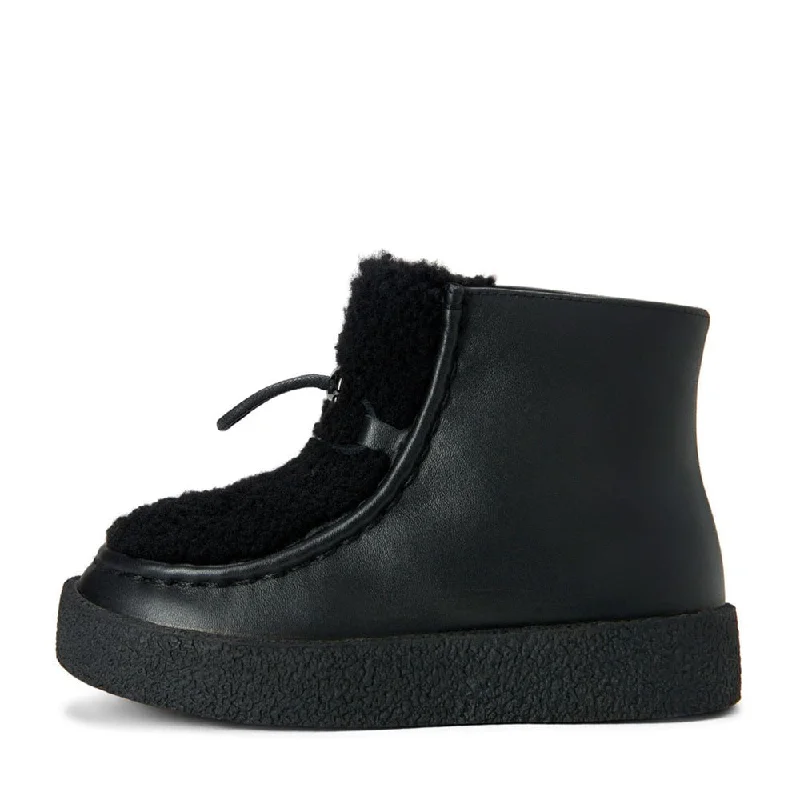 Boots with field soles-Aspen Leather Black/Black