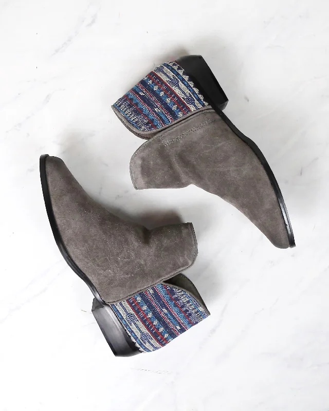 Boots near fields-Sbicca - Circa Suede Bootie in Grey