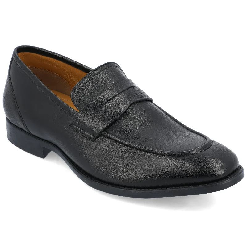 Loafers for versatile fit-Thomas & Vine Bishop Wide Width Apron Toe Penny Loafer