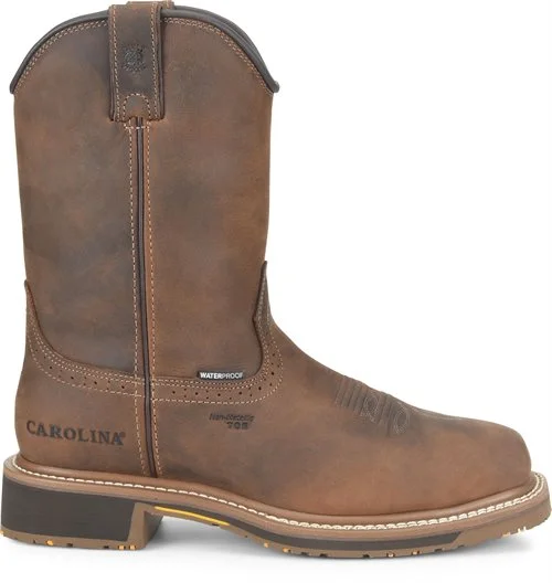 Boots with pet grip-Carolina Men's Anchor 10" Waterproof Composite Toe Roper Boot